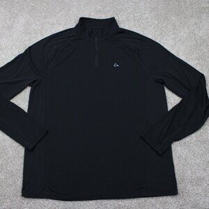 Paradox Drirelease Sweatshirt Mens XL Black 1/4 Zip Poly/Merino Wool L/S Stretch